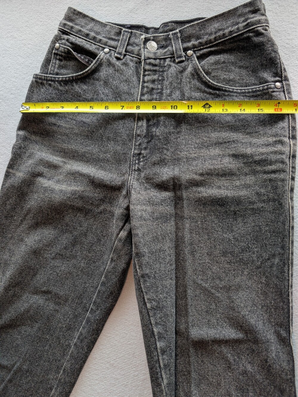 Rare 1980s Vintage Levi's 900 Series Women's Black Denim Jeans Tapered High Rise - Picture 8 of 14